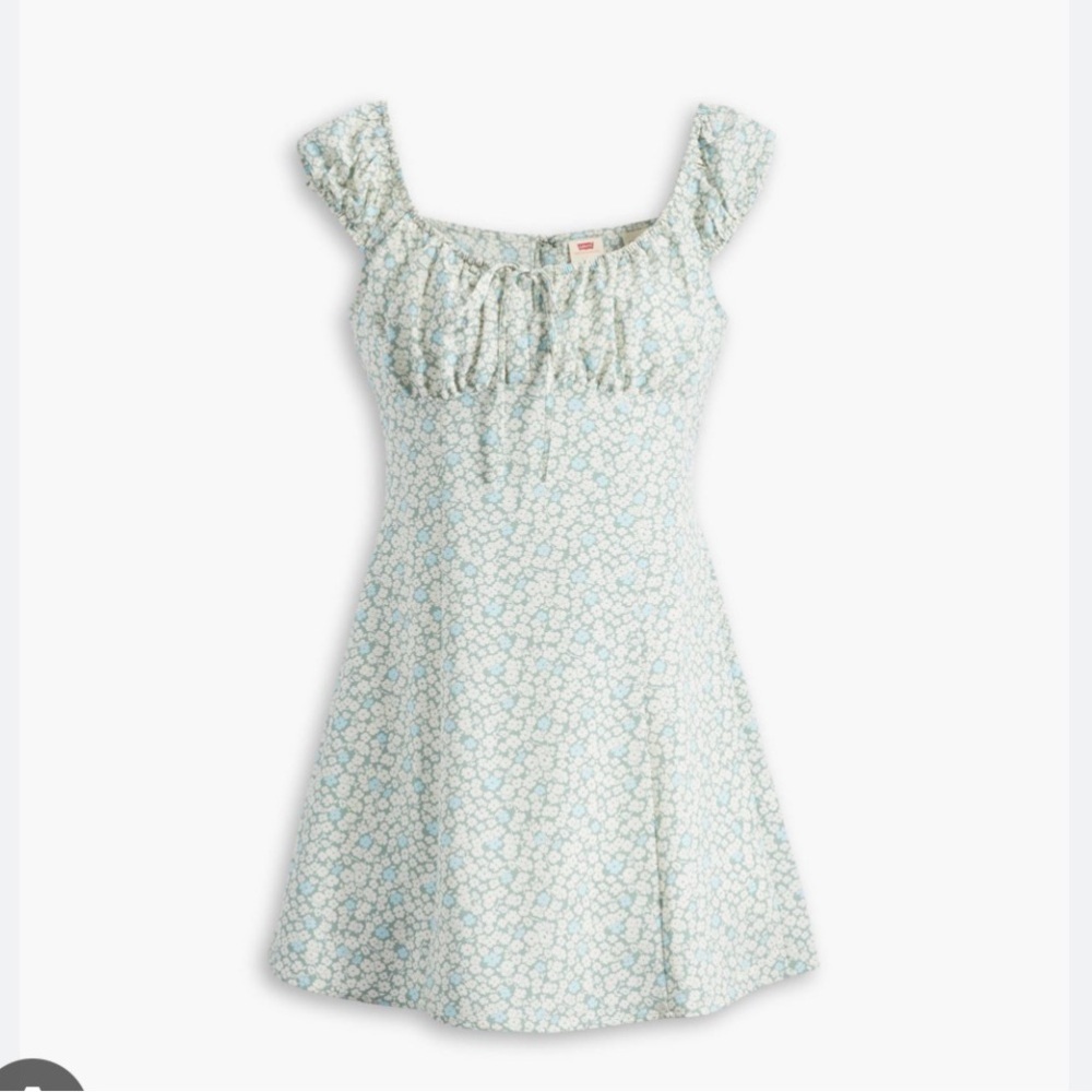Levi’s Clementine Cap Sleeve Floral Cottagecore Mini Dress Coquette Spring XL